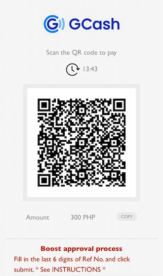 Step 4: scan the QR to Pay.