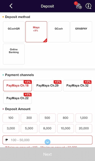 Step 1: select the Maya method.